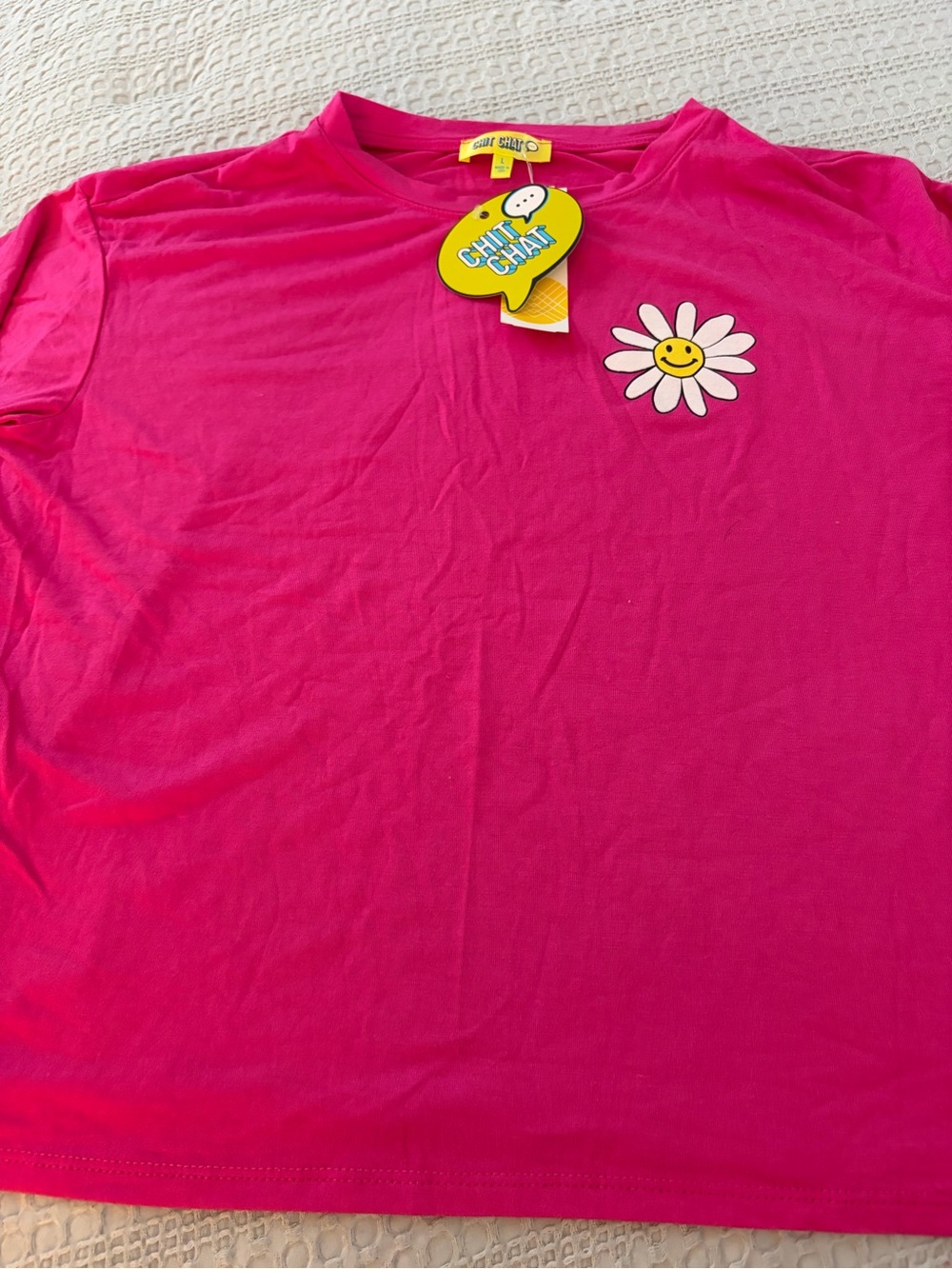 Kids' Hot Pink Daisy Tee